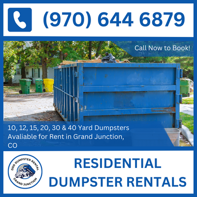 Eco-Conscious Residential Dumpster Rentals in Grand Junction, Colorado - Mesa County Friendly - DDD Dumpster Rental Grand Junction
